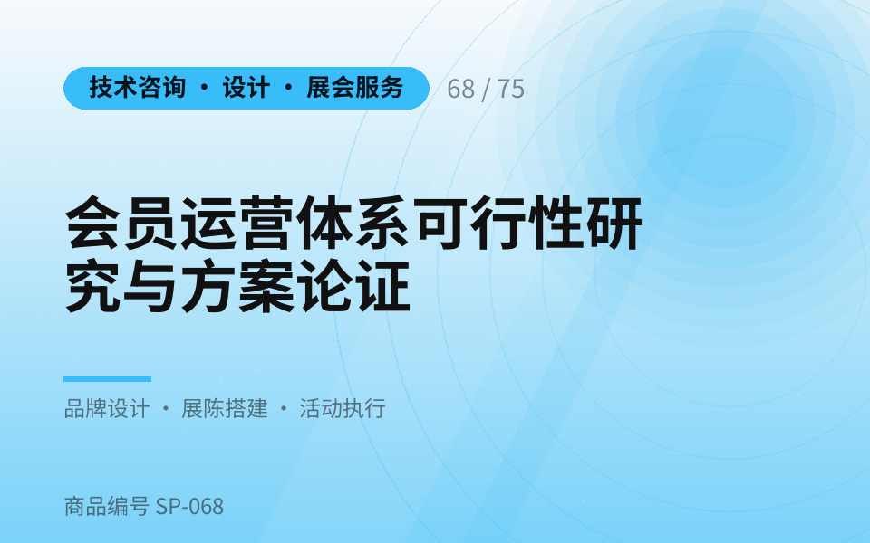 会员运营体系可行性研究与方案论证